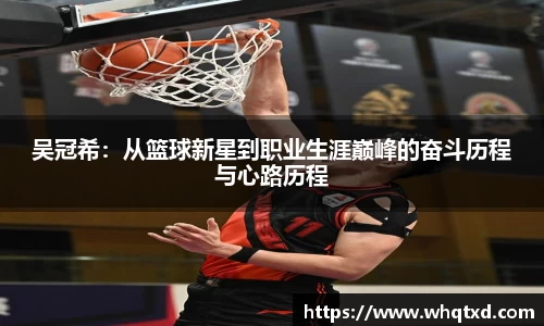 吴冠希：从篮球新星到职业生涯巅峰的奋斗历程与心路历程